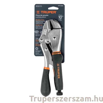 Kép 3/4 - Patentfogó, önzáró fogó, íves pofával 25 cm hosszú (PPT-10RX)