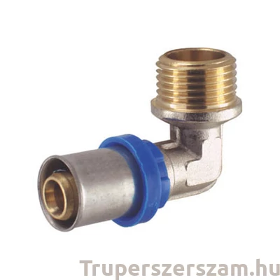 Kép 1/2 - Press TH könyök külső menetes (KM)  16x3/4" (DELTON252)