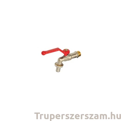 Kép 1/2 - Kerti csap tömlővéges, karos 3/4" (réz belső)(RB-RA34)