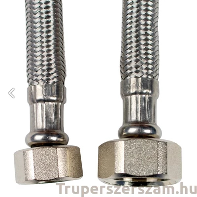 Kép 2/2 - Flexibilis bekötőcső vízhez inoxal BB 1/2"-3/8" 50 cm (ER-RD338-50)