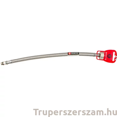 Kép 1/2 - Flexibilis bekötőcső vízhez inoxal M10, 1/2" 80 cm+17 mm (ER-RS312-80-17)