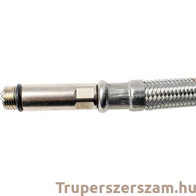 Kép 2/2 - Flexibilis bekötőcső vízhez inoxal M10, 50cm+37mm 1/2"BM (ER-RS312-50-37)