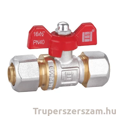 Kép 1/3 - Golyóscsap pillangó karos egál 16, ötrétegű csőhöz (RB-D1616)