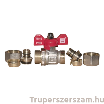 Kép 3/3 - Golyóscsap pillangó karos egál 16, ötrétegű csőhöz (RB-D1616)