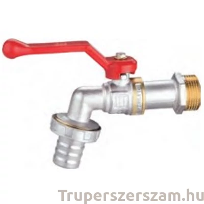 Kép 2/2 - Kerti csap tömlővéges, karos 3/4" (réz belső)(RB-RA34)