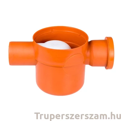 Kép 1/2 - Szuezszifon II. ágú tokozott, gumigyűrűs + golyós bűzzárral (STY-502-3)