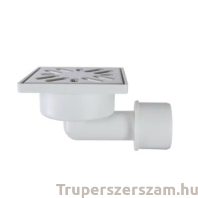 Kép 1/2 - Zuhanytálca szifon, oldalsó kifolyású, rozsdamentes (STY-508-50)