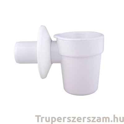 Kép 1/2 - Bojler csepegtető, kettős (golyós) bűzzárral, fehér (STY-517-1)