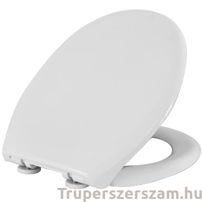 Kép 1/2 - WC ülőke DUNA, fémzsanérral, lecsapódásgátló (STY-550)