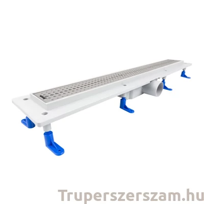 Kép 1/2 - Zuhanyfolyóka egyenes, rozsdamentes ráccsal, Basic,  800 mm (STY-B-80)