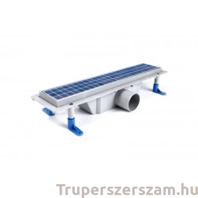 Kép 1/3 - Zuhanyfolyóka egyenes, rozsdamentes ráccsal, Floor,  400 mm (STY-F-40)