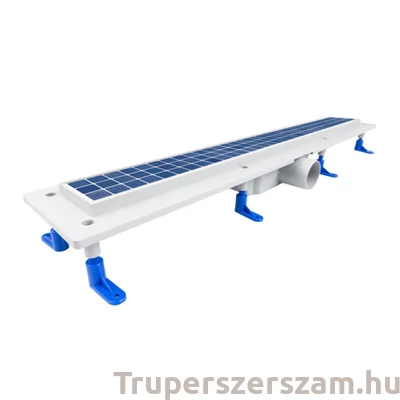 Kép 1/3 - Zuhanyfolyóka egyenes, rozsdamentes ráccsal, Floor, 1000 mm (STY-F-100)