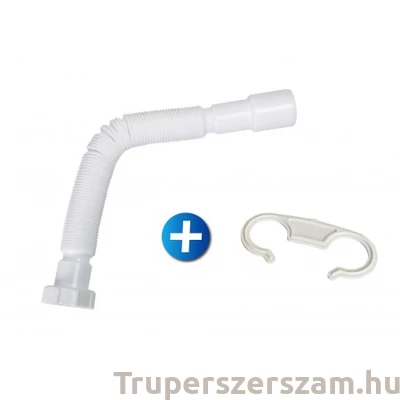 Kép 1/2 - Jollyflex 5/4" műanyag hollandis 32/40 (lefolyócső) 395-810 mm nyújtható (STY-616)