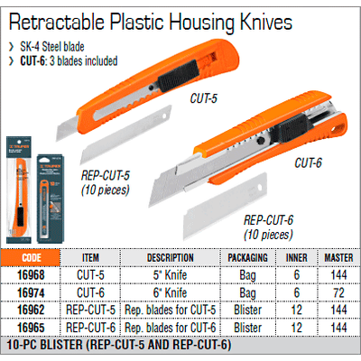 Kép 2/3 - Truper Törhető késpenge 6" (REP-CUT-6)