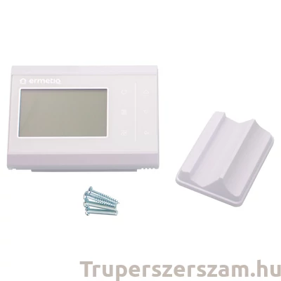 Kép 3/4 - Termosztát, Programozható, vezeték nélküli, RF, 868 MHz, LCD kijelző, kompatibilis az átjáróval és a vezérlőegységgel Ermetiq TA-HR02, (TA-WT11)