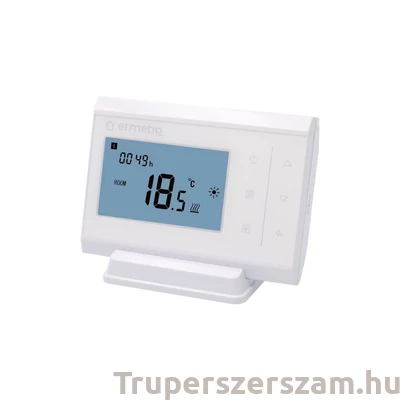 Kép 1/4 - Termosztát, Programozható, vezeték nélküli, RF, 868 MHz, LCD kijelző, kompatibilis az átjáróval és a vezérlőegységgel Ermetiq TA-HR02, (TA-WT11)
