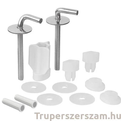 Kép 2/2 - WC ülőke, SZÁVA, rozsdamentes zsanérral (STY-550-10)