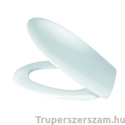 Kép 1/4 - WC ülőke, TISZA, erősített műanyag, rozsdamentes zsanérral (STY-550-1)