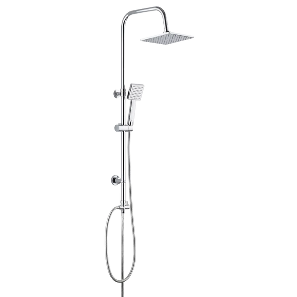 Négyzet alakú fix és mobil zuhanygarnitúra, zuhany csaptelep nélkül (ER-SD83)