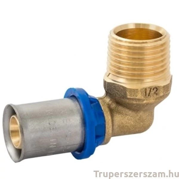 Press TH könyök külső menetes (KM) 26x 3/4" Prémium olasz (68031)