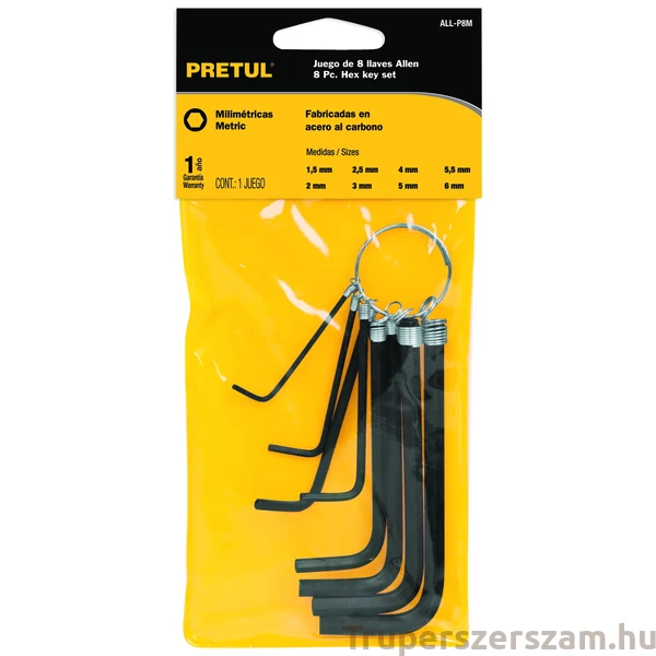 Imbuszkulcs készlet