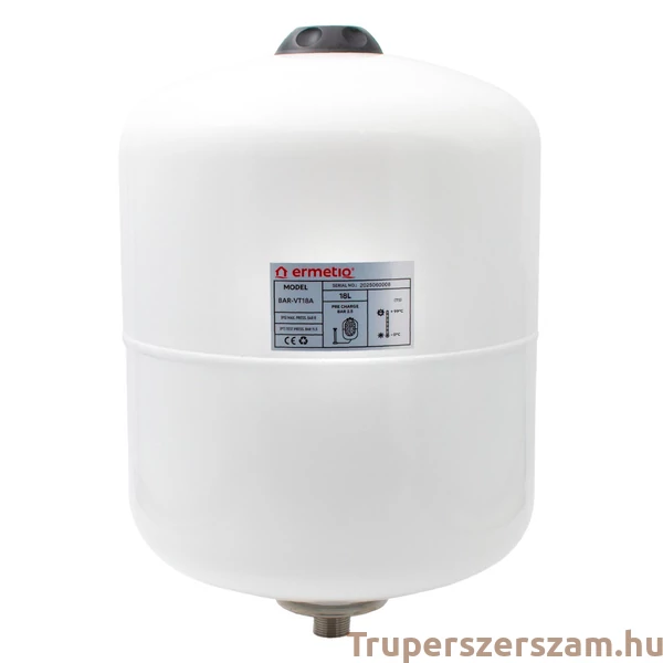 Tágulási tartály, függőleges, szaniter hideg-meveg vizes - 18 l (BAR-VT18A)