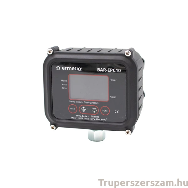 Automatikusan állítható nyomásszabályozó digitális kijelzővel (BAR-EPC10)