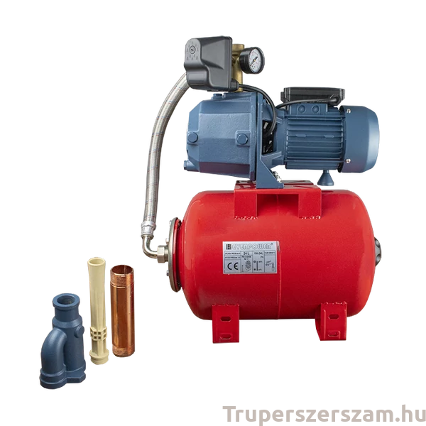 Víznyomásemelő berendezés kilökővel 1.1KW 24L(hidrofor)(BAR-TDP370-24)