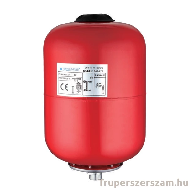 Tágulási tartály, függőleges,  3/4" - 24 l (BAR-VT24)