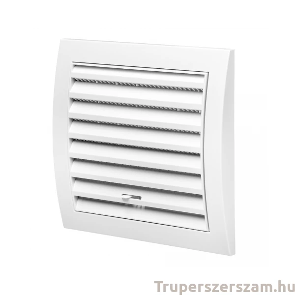 Műanyag állítható szellőzőrács, fehér 148x153mm (N10R)