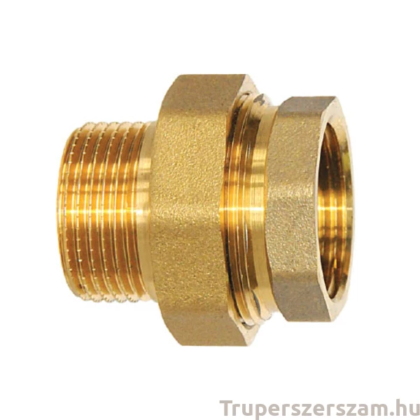 Réz hollander KB egyenes 6/4" (lapos tömítéssel)(EFC-H1112)