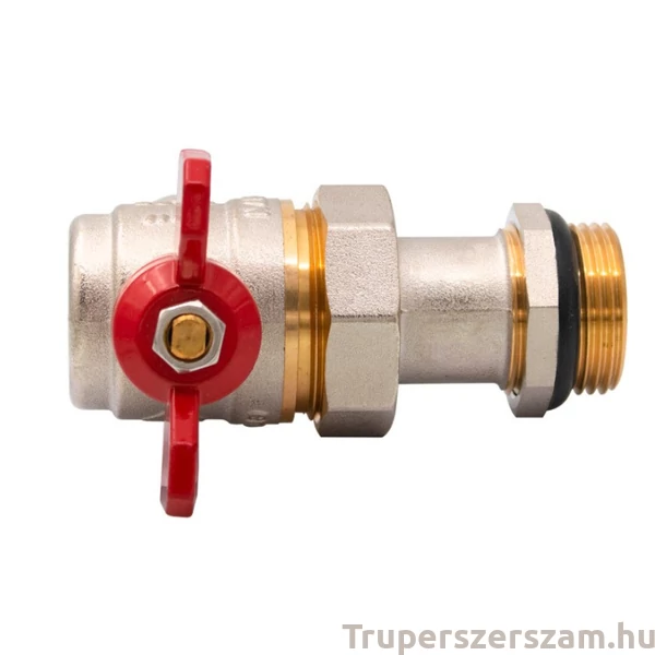 Golyóscsap pillangó karos KB 1"  Hollandis, egyenes (ER-RHT11A)