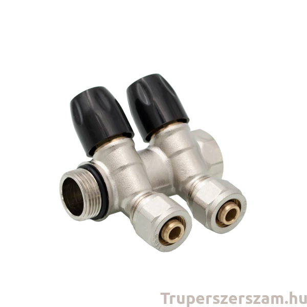 Osztó-gyűjtő 3/4"/16-os kulcsos csatlakozóval elzáró csappal, 2-3-4-5-6 körös (EVP-DA1634)
