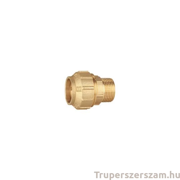 KPE réz csatlakozó (toldó) KM 32x1" (EBE-R3211M)