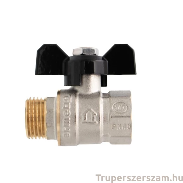 Golyóscsap pillangó karos KB  3/4'' SCW617N sárgaréz,  PN40 (ER-DMF34A)