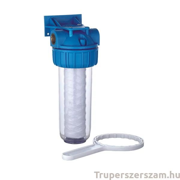 Kút vízszűrő 10" (25,4 cm hosszú szűrőbetét) csatlakozás 3/4" (EWY-F34-10)
