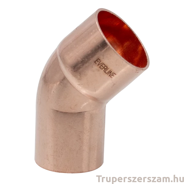 Forrasztható réz könyök 22/45° KB (ECA-C22-45MF)