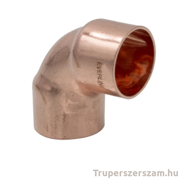 Forrasztható réz könyök 15/90° BB (ECA-C15-90FF)