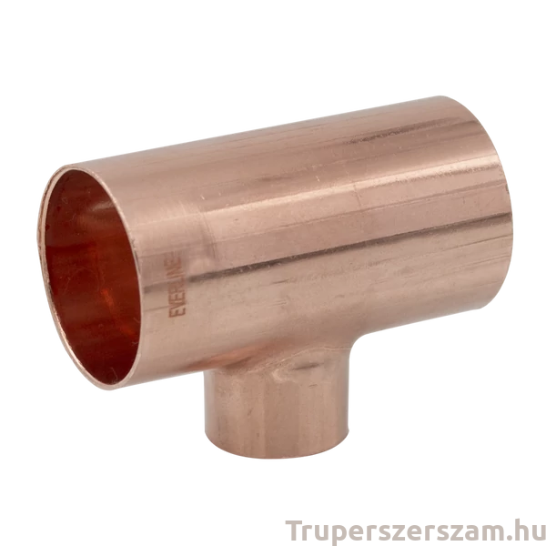 Forrasztható réz T-idom Szűkített 22x18x18 (ECA-T221818)