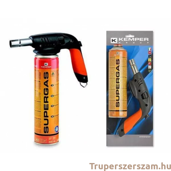 KEMPER Piezós gázlámpafej, palackkal (K-820AKIT)