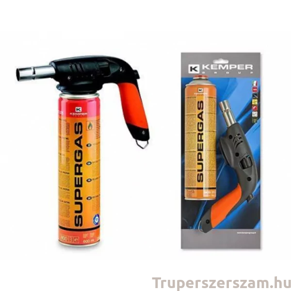 KEMPER Piezós gázlámpafej, palackkal (K-820AKIT)
