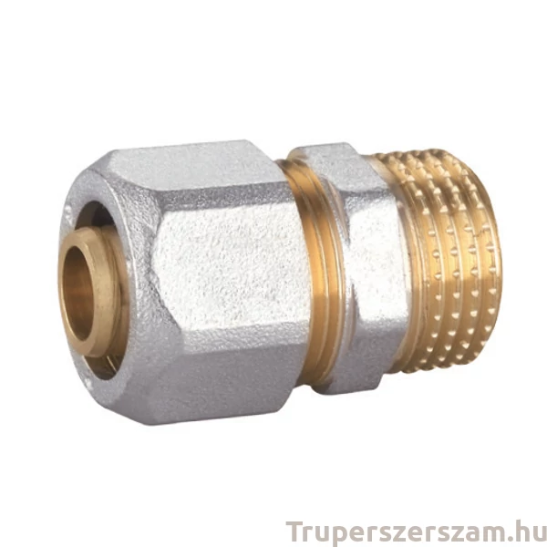 Kulcsos csatlakozó (toldó) külső menetes (KM) 20x3/4" fix (FD-R2034M)