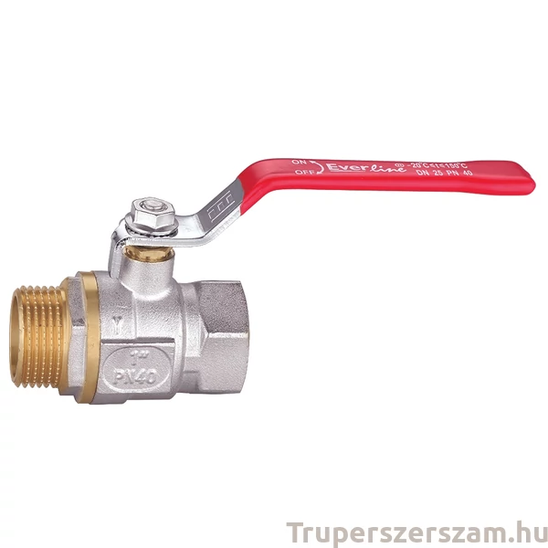 Golyóscsap kezelő karos KB  6/4" fix PN40 (RB-LDMF112A)