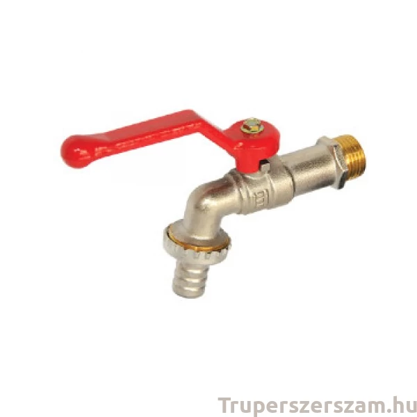 Kerti csap tömlővéges, karos 1" (réz belső)(RB-RA11)