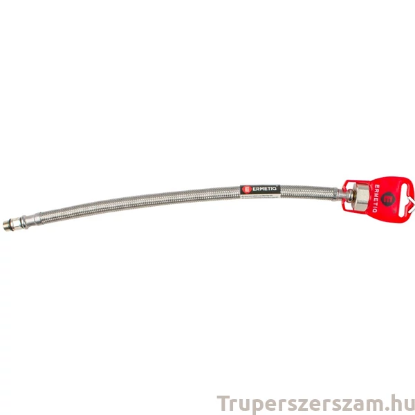 Flexibilis bekötőcső vízhez inoxal M10, 1/2" 80 cm+17 mm (ER-RS312-80-17)