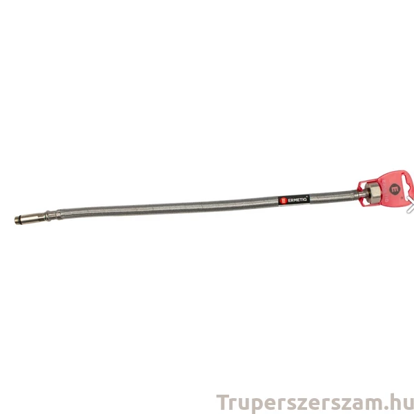 Flexibilis bekötőcső vízhez inoxal M10, 1/2" 50 cm+37 mm  (ER-RS312-50-37)
