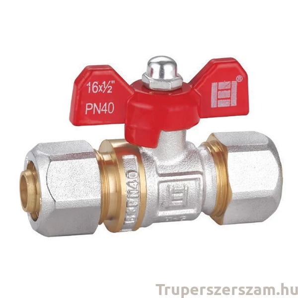 Golyóscsap pillangó karos egál 16, ötrétegű csőhöz (RB-D1616)