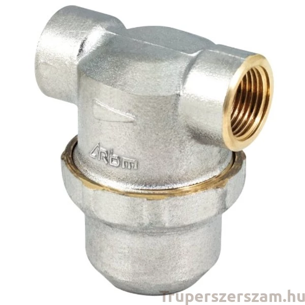 Egyenes vízszűrő BB sárgarézből 800 mikronos 1/2" (RB-FT12)