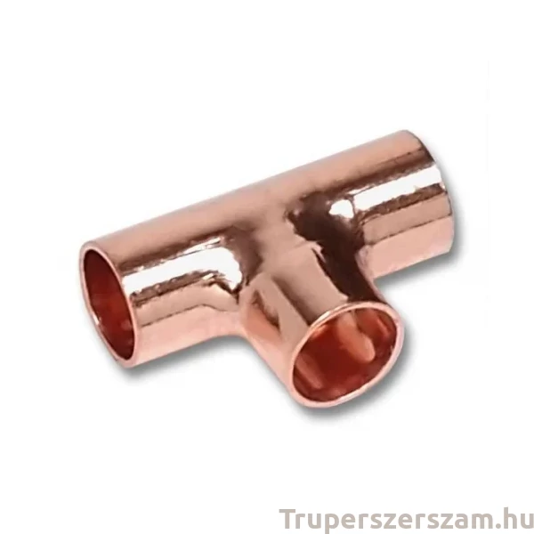 Forrasztható réz T-idom Szűkített 28x22x28 (SA-15130282228)