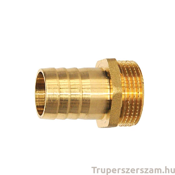 Réz egyenes csatlakozó (toldó)  tömlővéges KM  1/2"/15 mm vastag (EFC-SM1215)